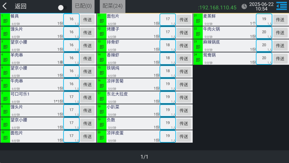 已完成列表