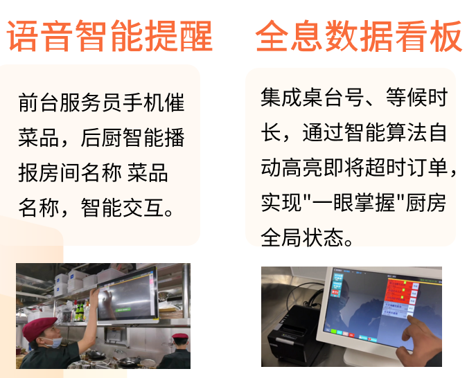 桌台看板模式